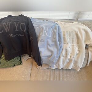3 Gently Used, Girl Abercrombie Kids Sweatshirts, size 11/12